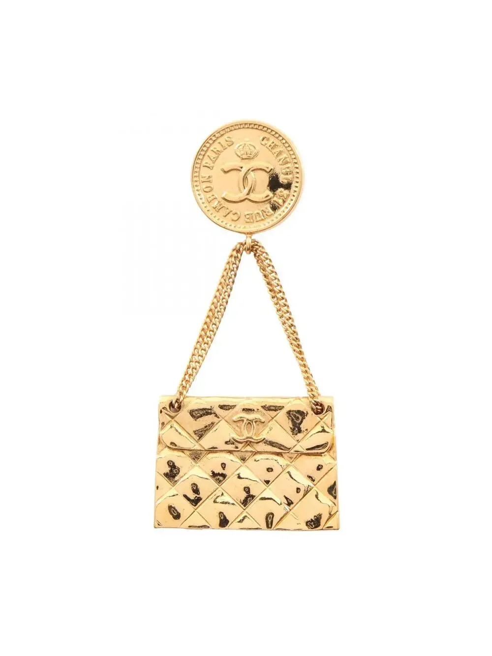 Chanel Cc Logo Brooch Metal #234248C92B